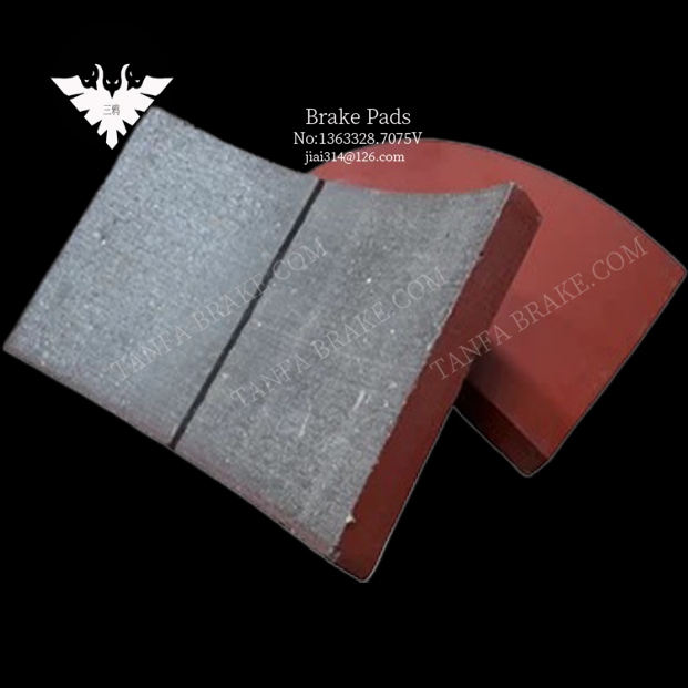 SBG630鼓式片 起重机 港口水泥厂垃圾场矿场用刹车片 制动蹄 摩擦衬片.png